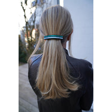 Load image into Gallery viewer, Crystal Barrette Emerald &amp; Aquamarine