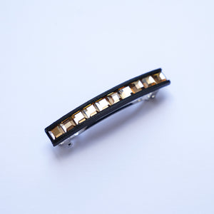 Crystal Hair Clip white